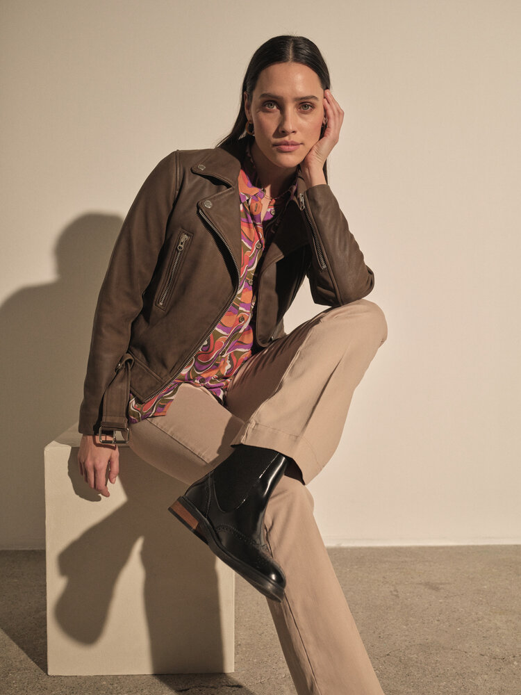 Mos Mosh MMTaylar pivot shirt vivid viola Mos Mosh