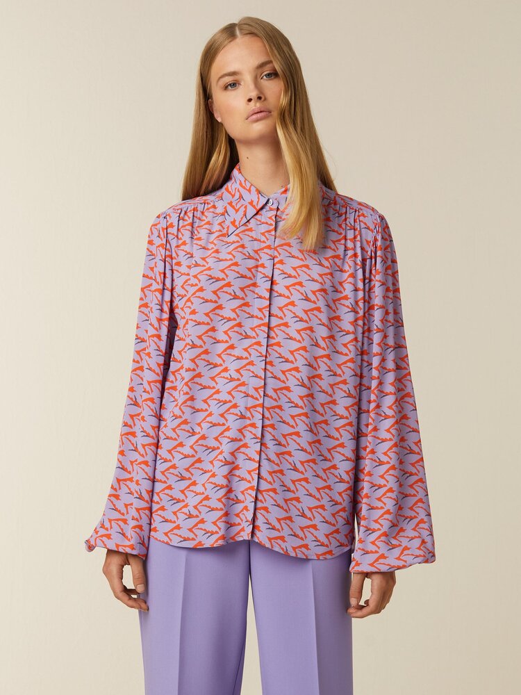 Beaumont Britt blouse dahlia purple Beaumont