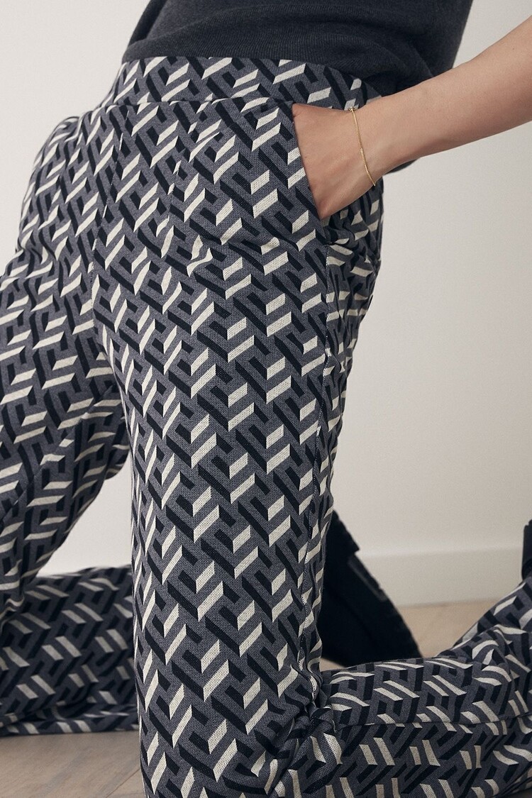 Corel Amsterdam Boa retro pants jacquard ultimate gray Corel