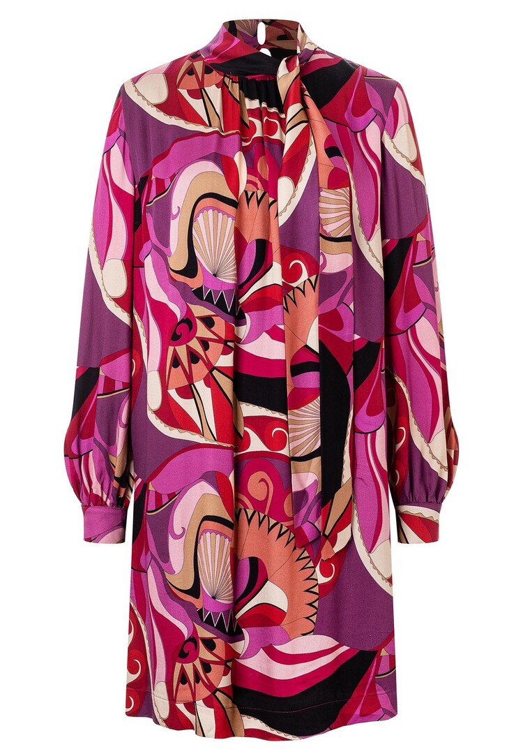 Ana Alcazar Blouse jurk Makisa multicolour Ana Alcazar