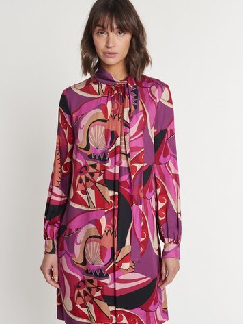 Ana Alcazar Blouse jurk Makisa multicolour