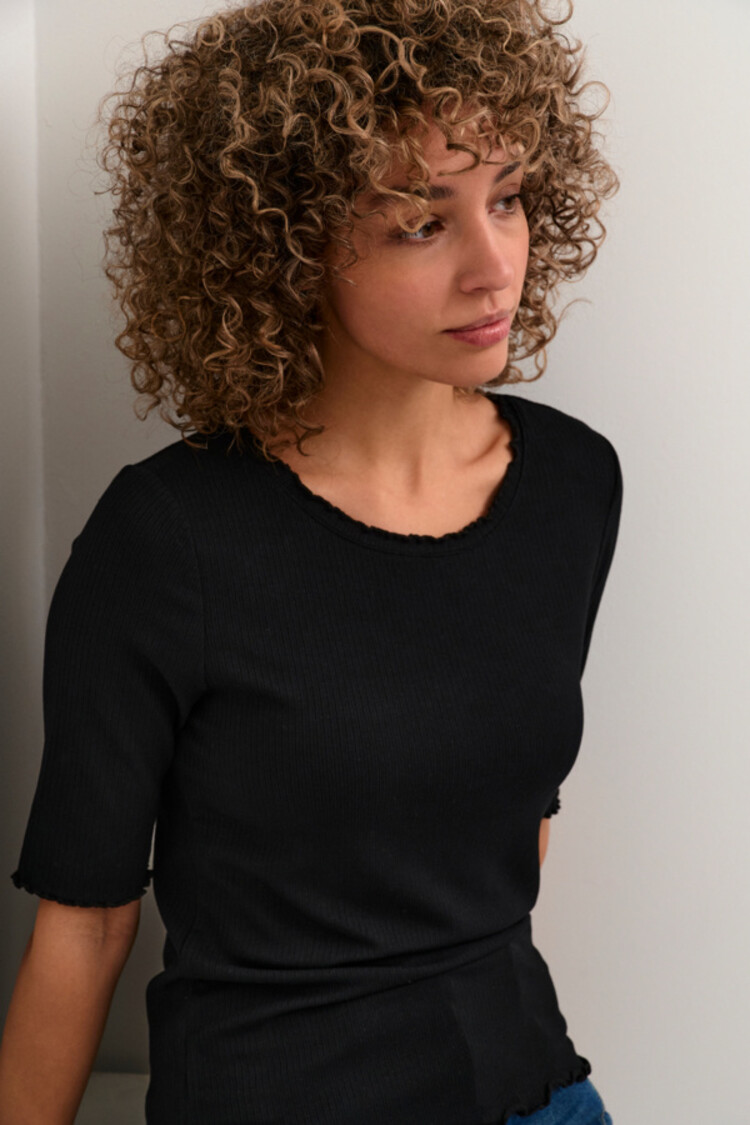 Cream CRRibba s/s blouse pitch black Cream