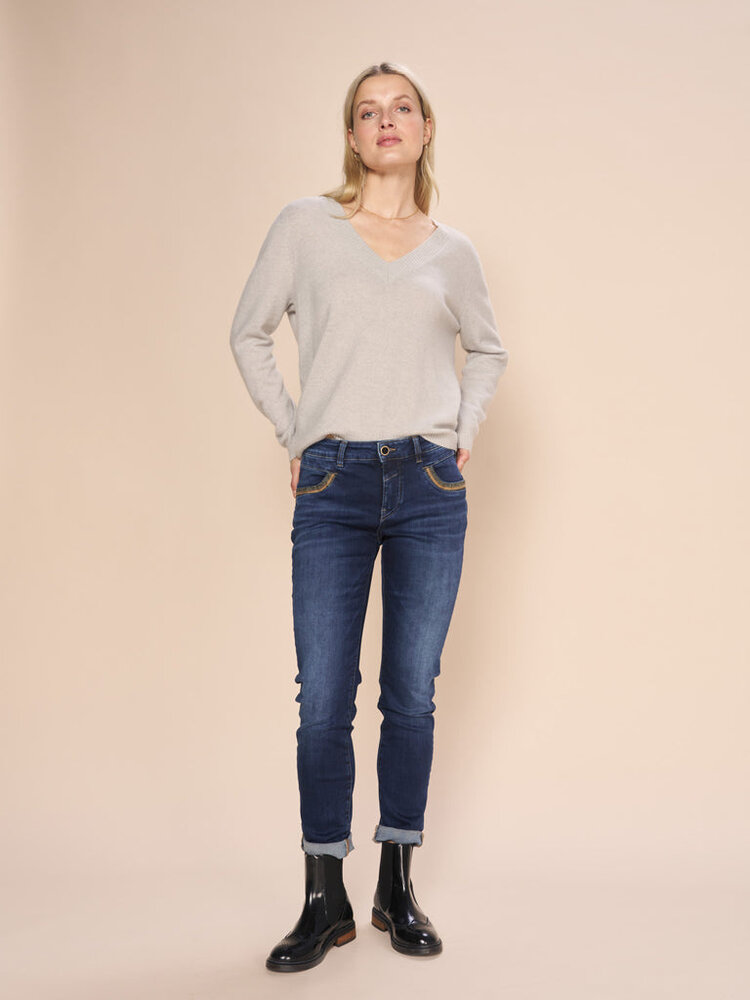 MMNaomi Achilles jeans dark blue, regular Mos Mosh