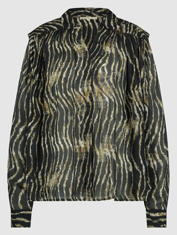 Agnes blouse bronze tiger