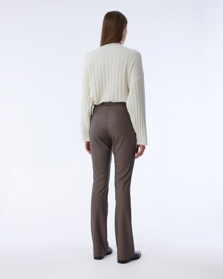 Knit-ted Afke pant truffle Knit-ted