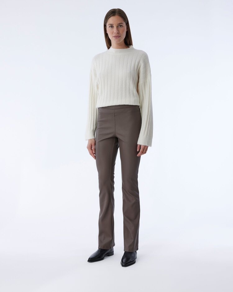 Knit-ted Afke pant truffle Knit-ted
