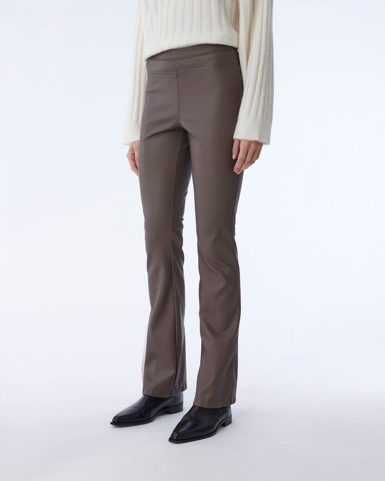 Knit-ted Afke pant truffle Knit-ted