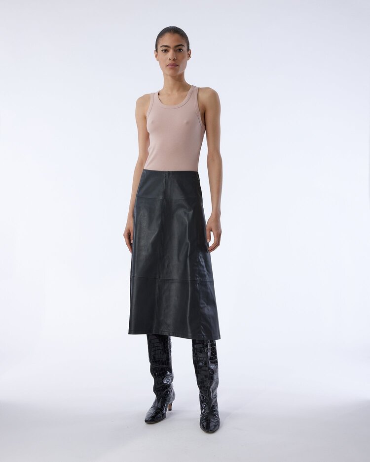 Knit-ted Stanny skirt black Knit-ted