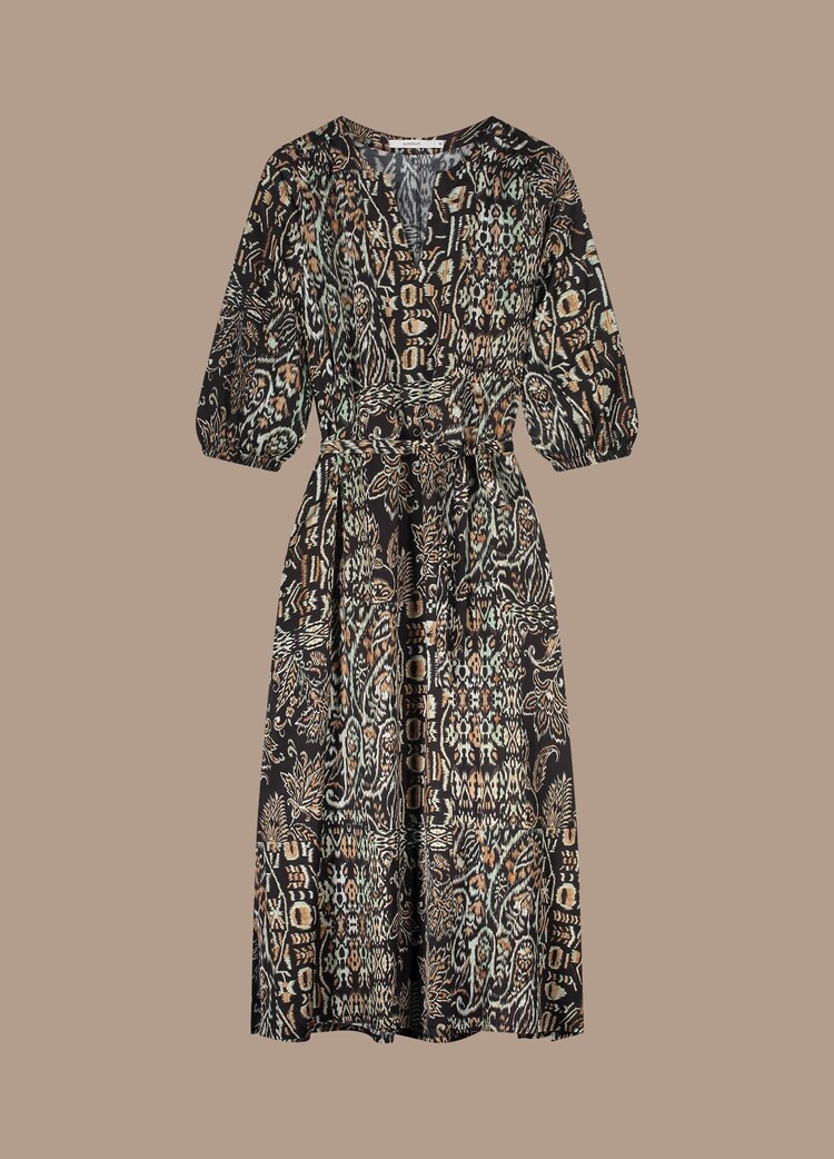 Summum Woman Long viscose dress multicolour Summum Woman