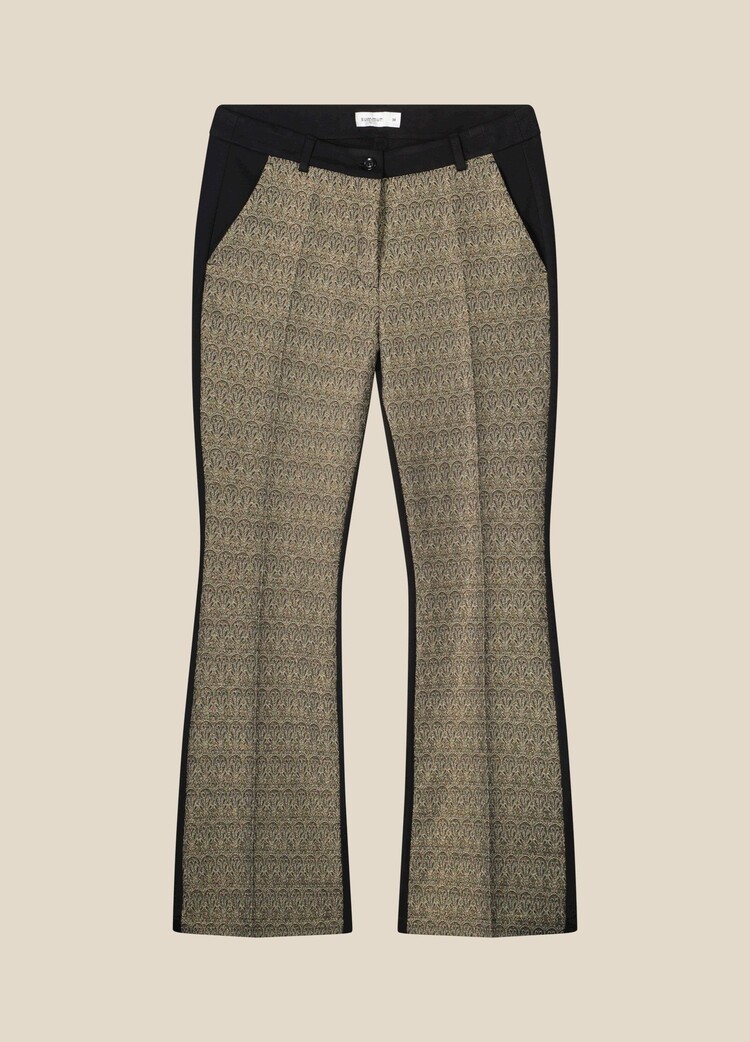 Summum Woman 25Years: multi-fabric trousers multicolour Summum Woman