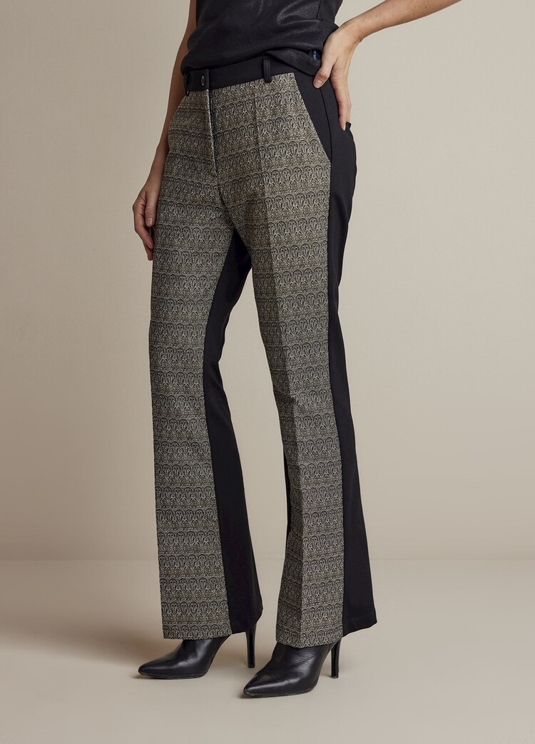 Summum Woman 25Years: multi-fabric trousers multicolour Summum Woman