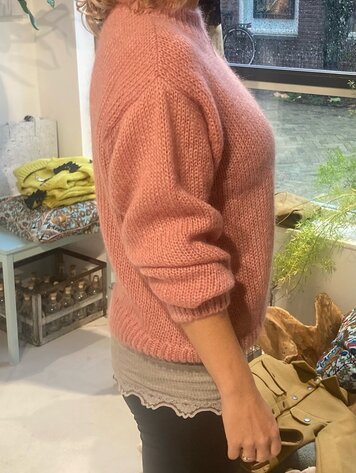 Stephanie pullover dark blush