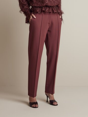 Summum Woman Soft foam trousers cherry