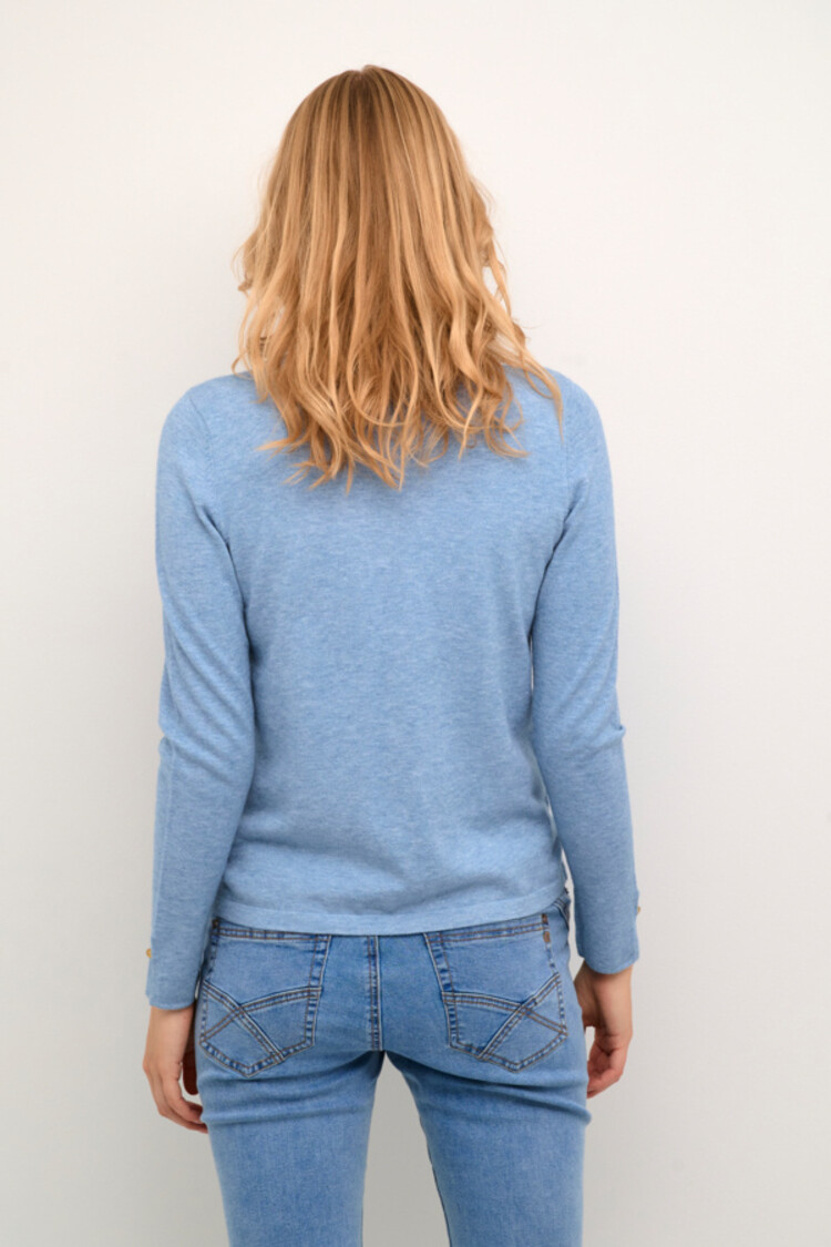 Cream CRDela knit turtleneck marina melange Cream