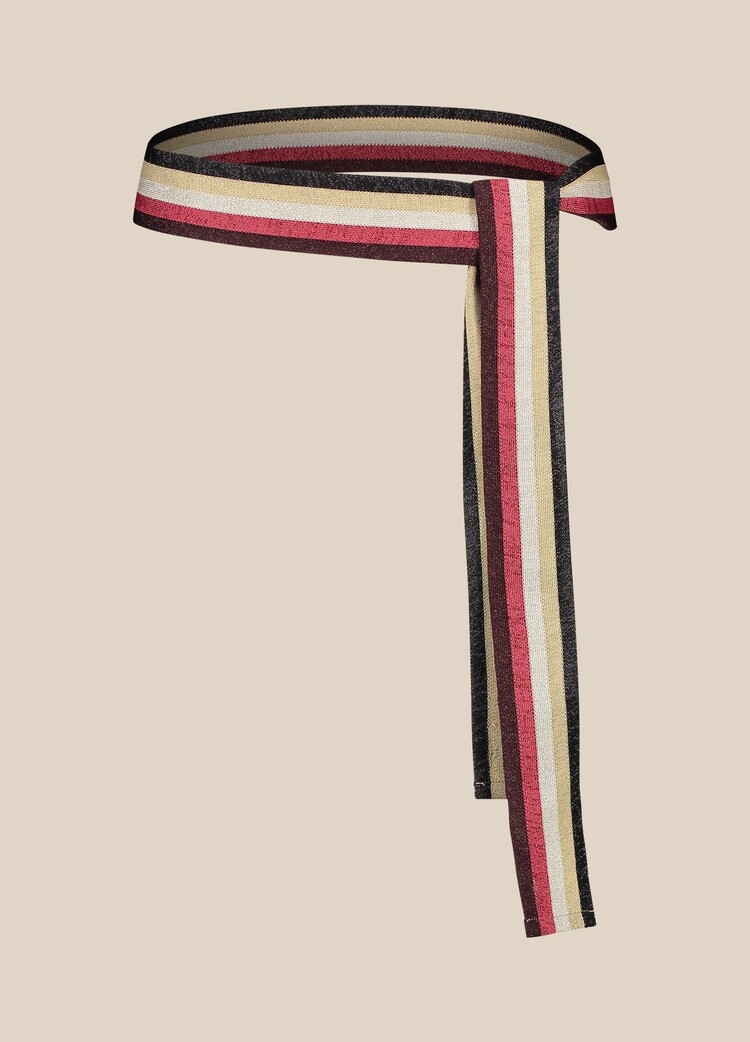 Summum Woman Knitted multicolour belt latte Summum Woman