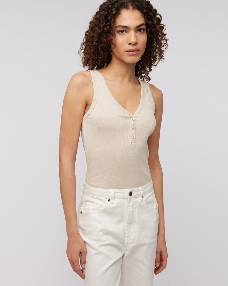 Knit-ted Tilly top sand Knit-ted