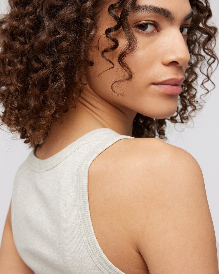 Knit-ted Tilly top grey Knit-ted