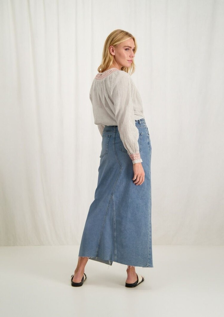 Circle Of Trust Kae denim skirt pacific blue Circle of Trust