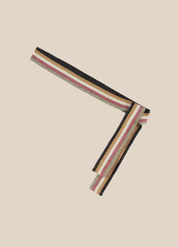 Summum Woman Knitted multicolour belt green lentil Summum Woman