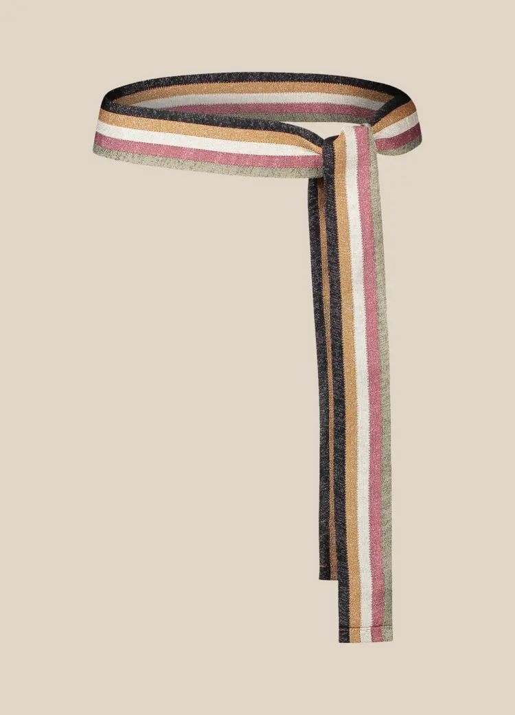 Summum Woman Knitted multicolour belt green lentil Summum Woman