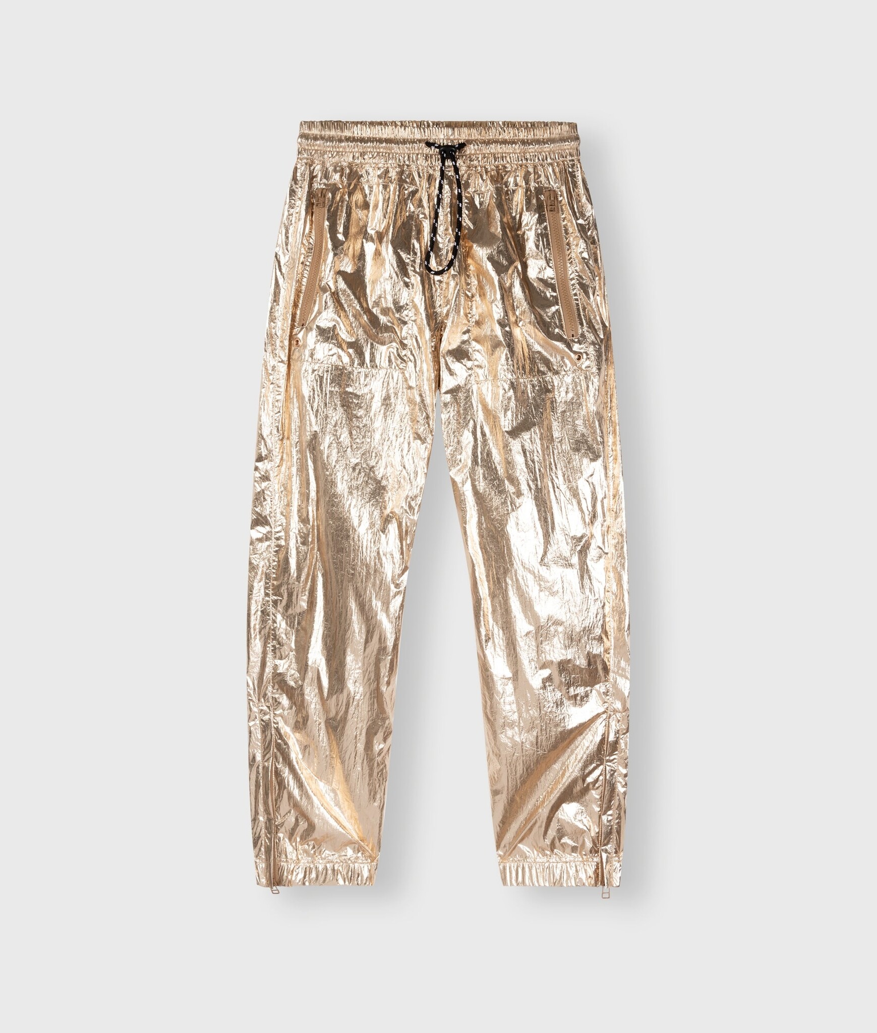 Rose Gold Metallic Pants – Ari52