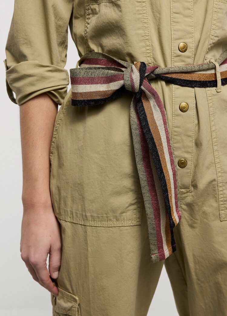 Summum Woman Knitted multicolour belt green lentil Summum Woman