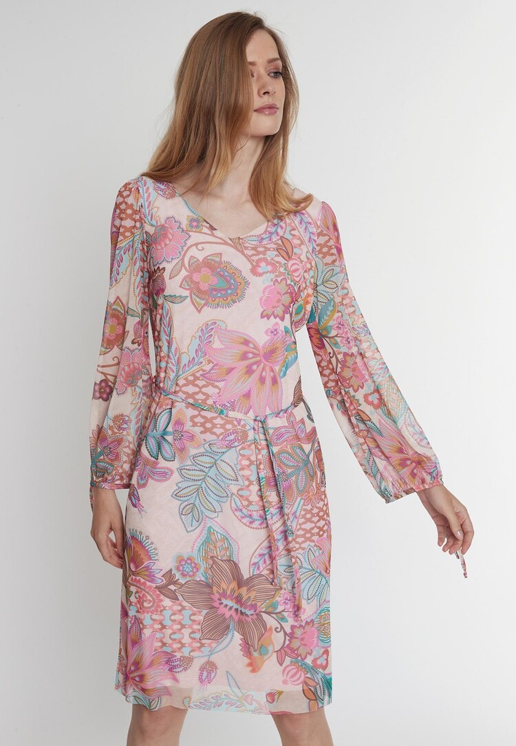 Ana Alcazar Lange mouwen jurk Pelma multicolour Ana Alcazar