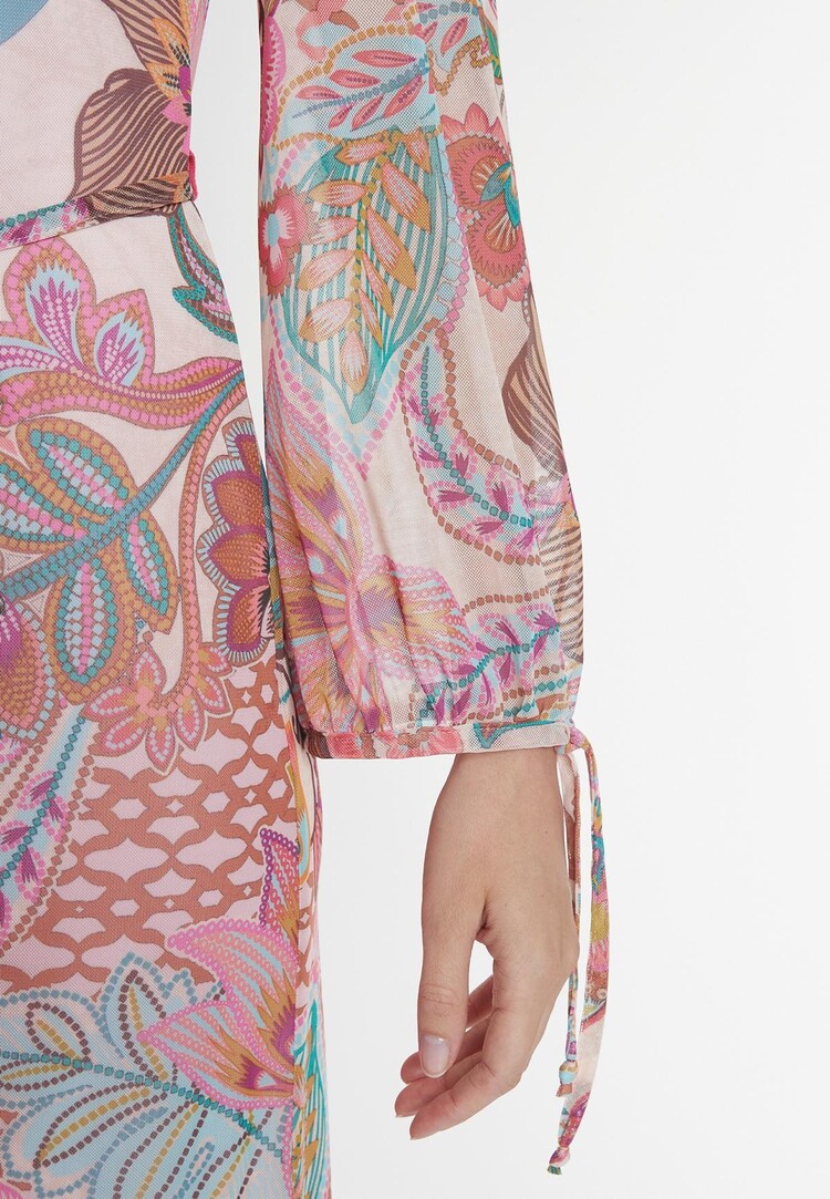 Ana Alcazar Lange mouwen jurk Pelma multicolour Ana Alcazar