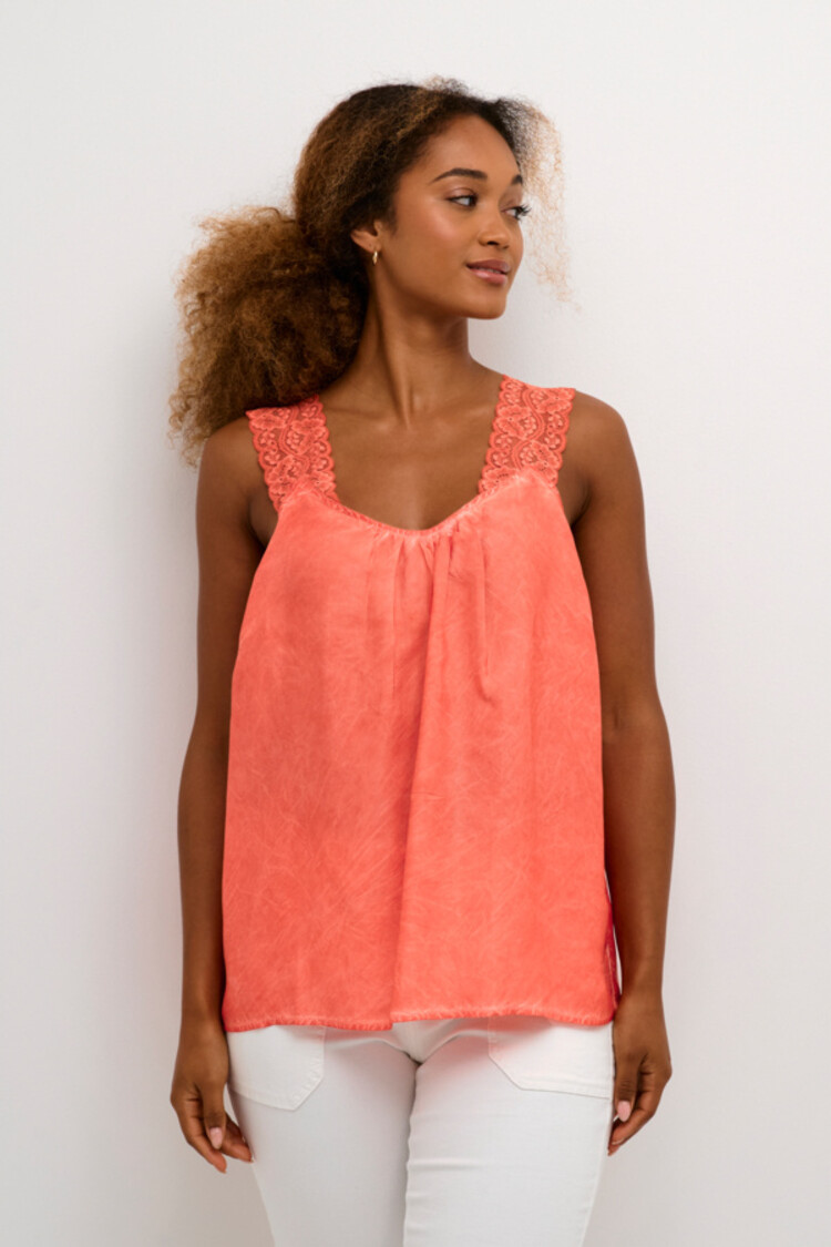 CRLinga top hot coral Cream
