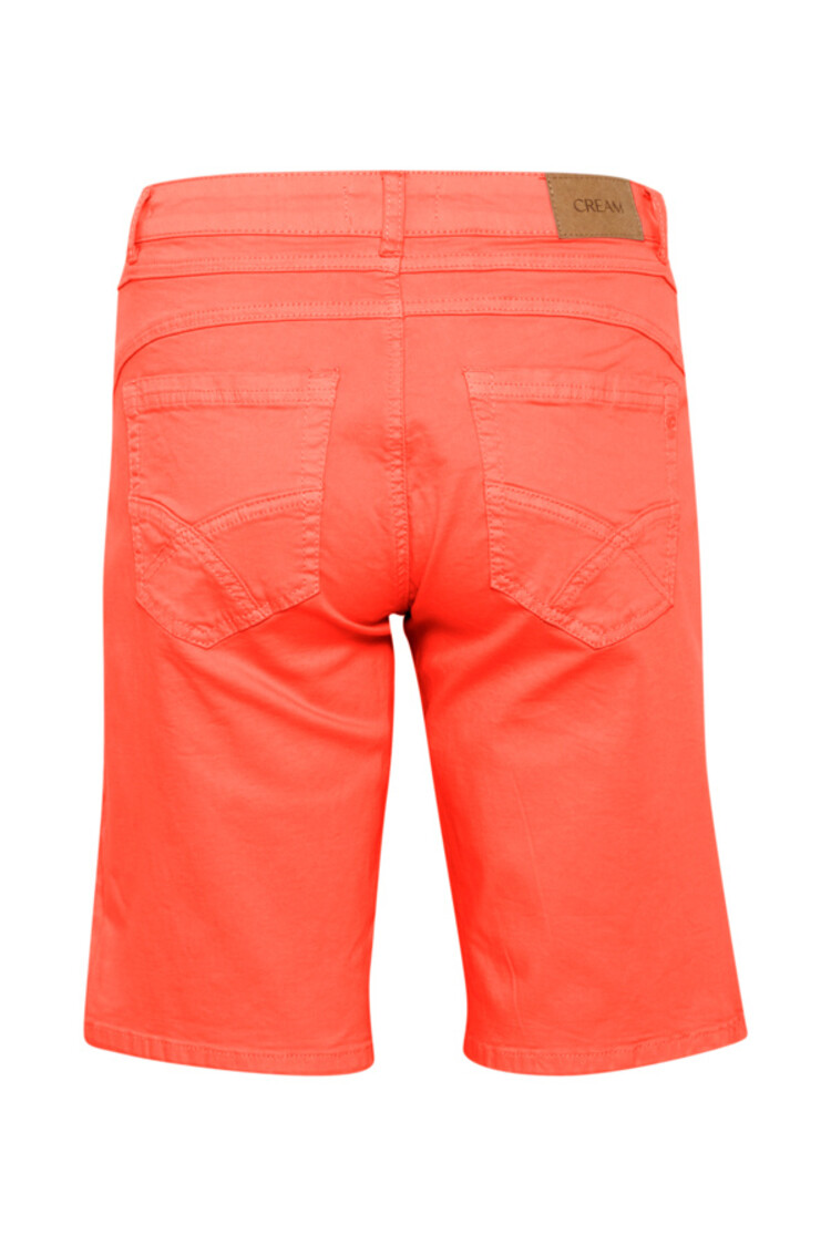 Cream CRAnn twill shorts coco fit hot coral Cream