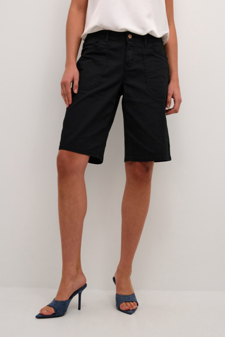 Cream CRAnn twill shorts coco fit pitch black Cream