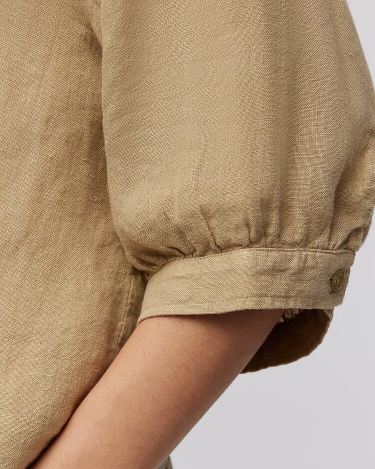 Knit-ted Katja blouse clay Knit-ted