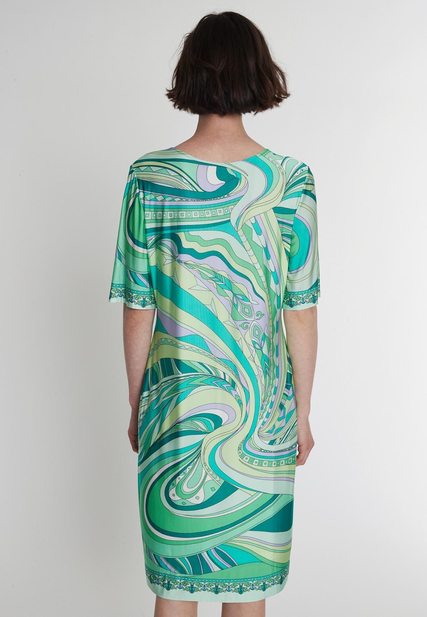 Loose fit jurk met korte mouwen hotsell