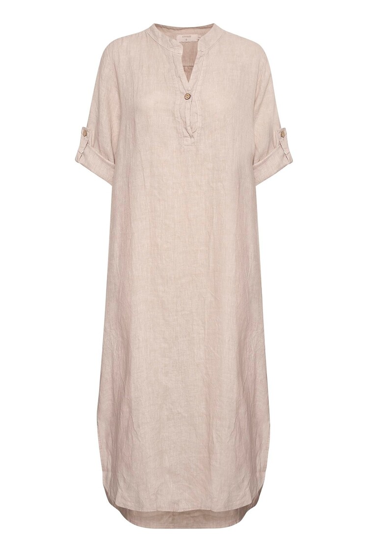 Cream CRBellis caftan dress mollie fit crispy sand Cream