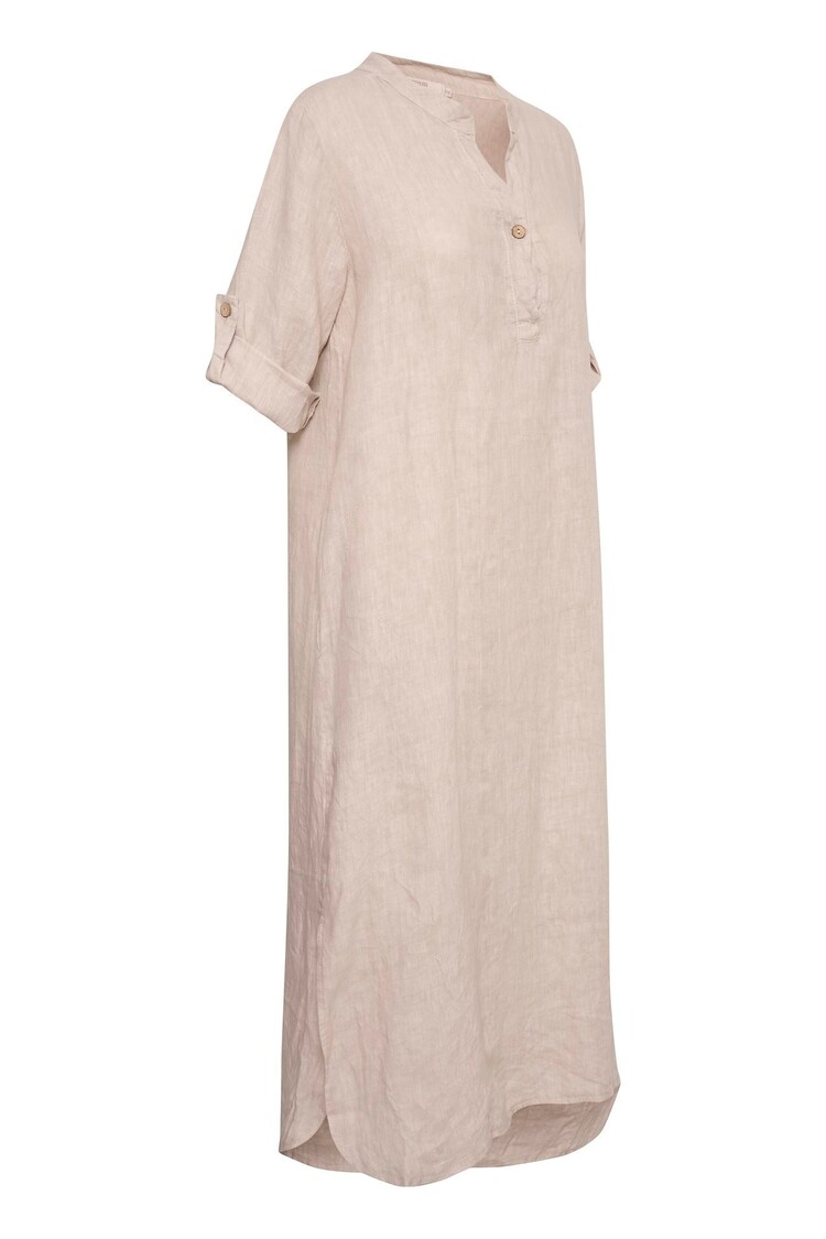 Cream CRBellis caftan dress mollie fit crispy sand Cream