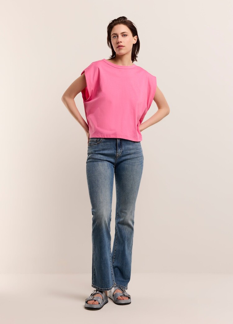 Summum Woman Oversize top fine single jersey cotton candy Summum Woman