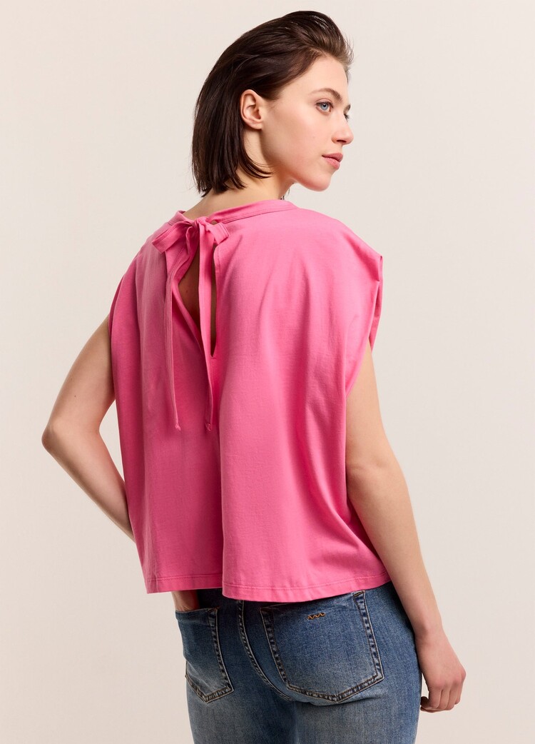 Summum Woman Oversize top fine single jersey cotton candy Summum Woman