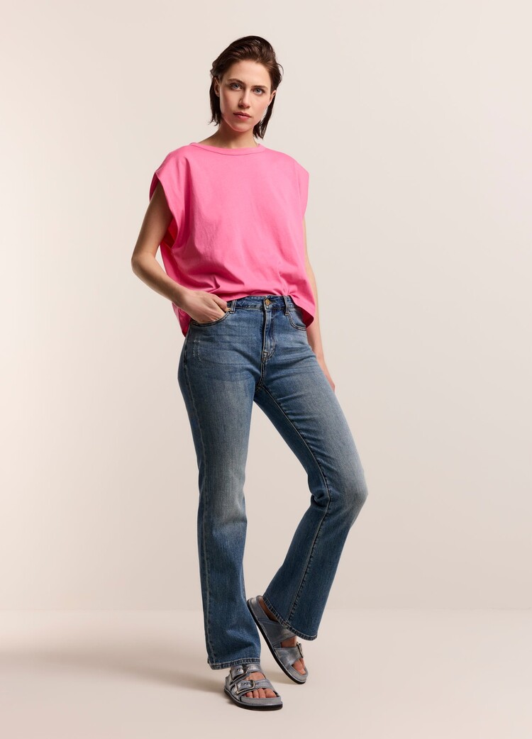 Summum Woman Oversize top fine single jersey cotton candy Summum Woman