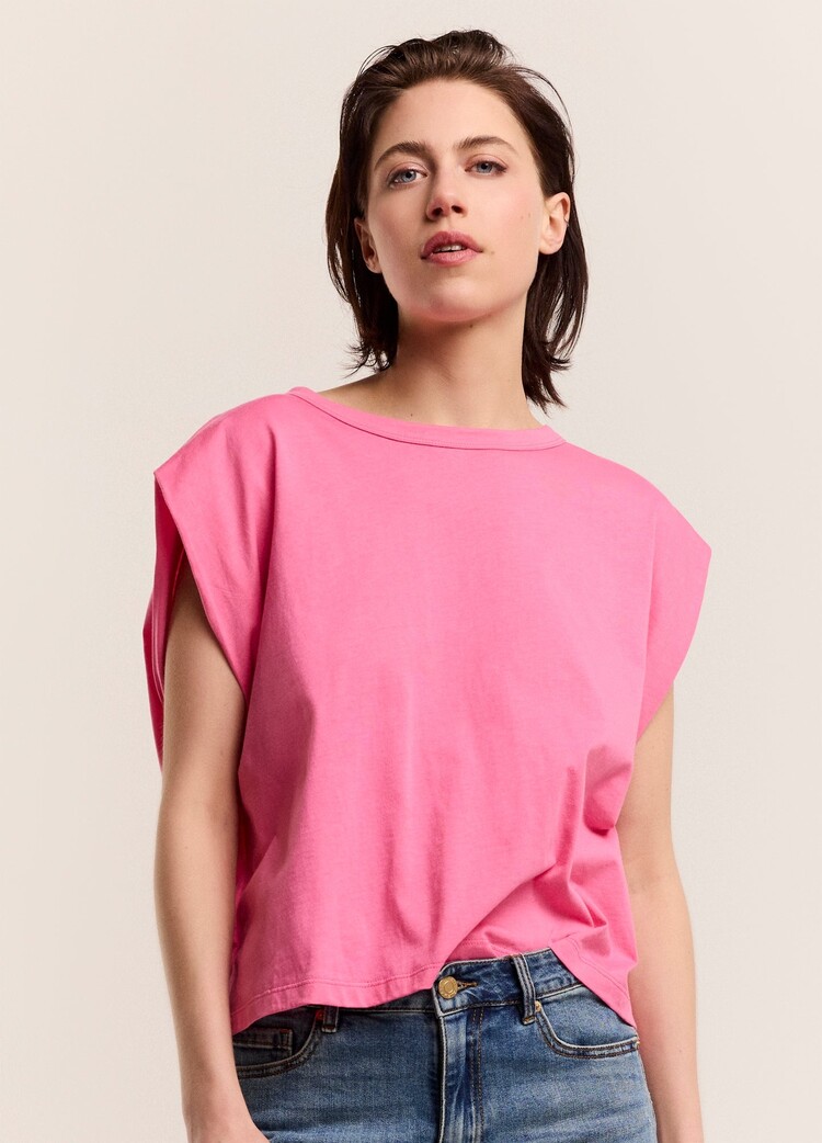 Summum Woman Oversize top fine single jersey cotton candy Summum Woman