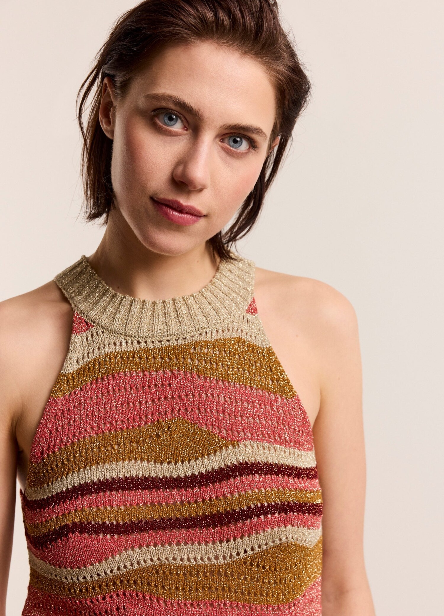 Oversize top fine single jersey cotton candy Summum Woman