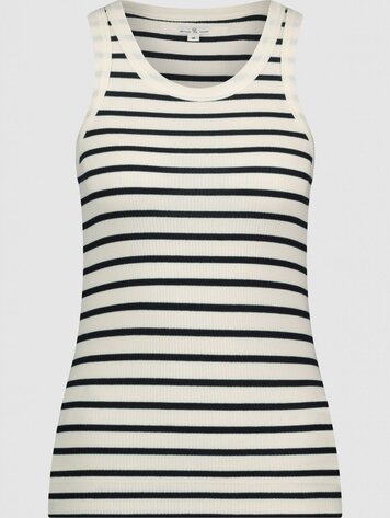 Circle Of Trust Jada top stripe blue ink