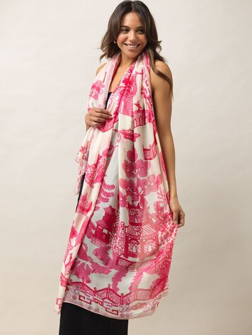 Scarf Giant Willow Fuchsia