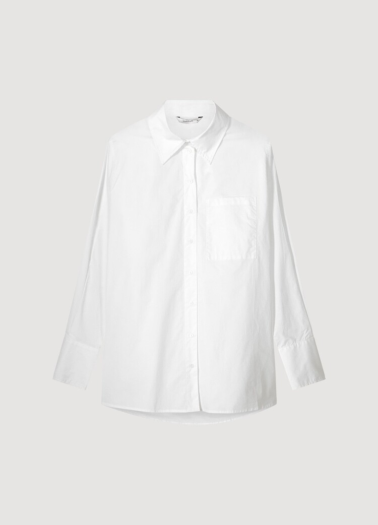 Blouse crispy poplin white Summum Woman