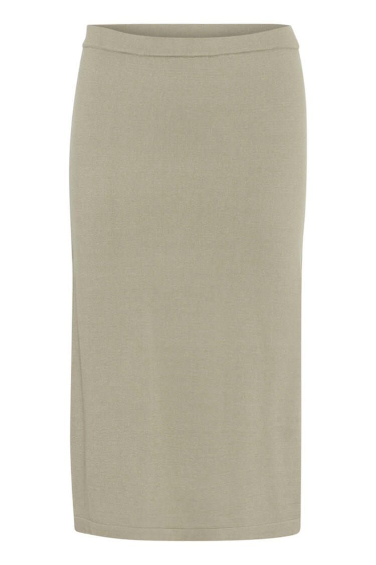 Cream CRDela knit skirt Overland Trek Cream