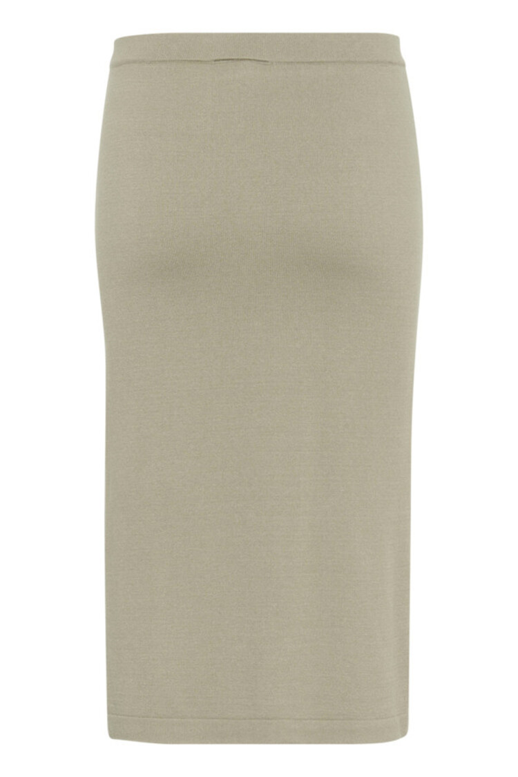 Cream CRDela knit skirt Overland Trek Cream