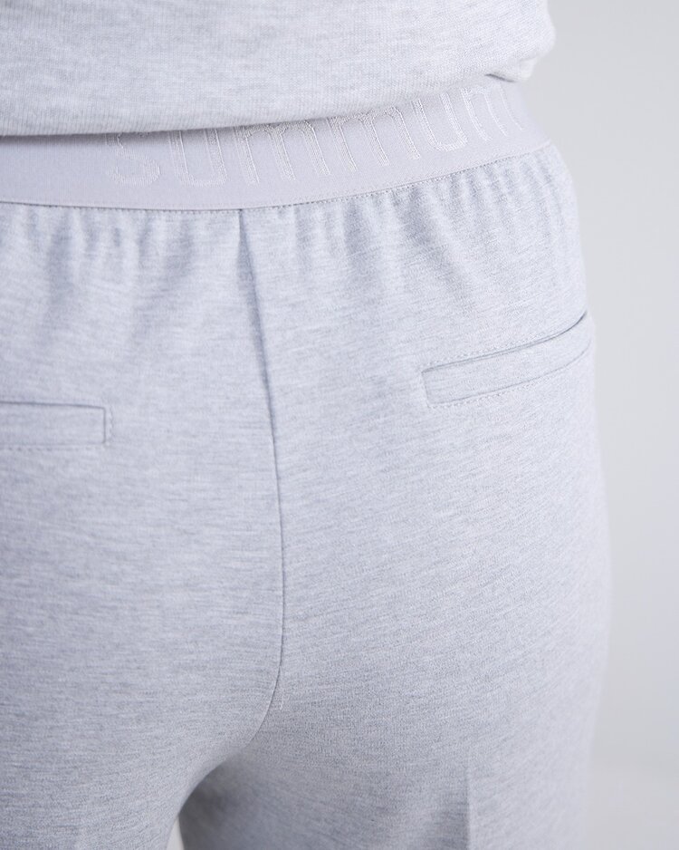 Summum Woman Trousers boot cut punto milano mist Summum Woman