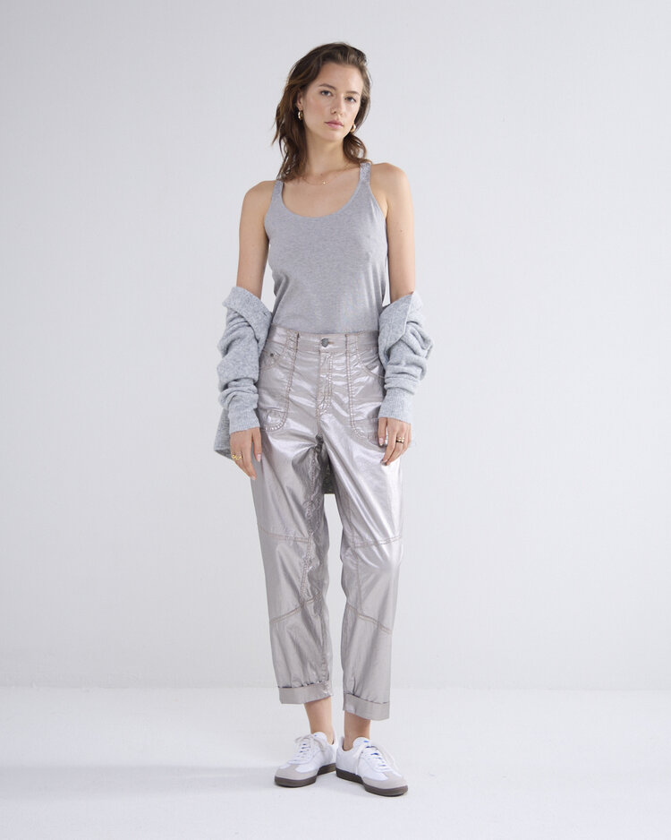 Summum Woman Singlet crossband cotton basics mist Summum Woman