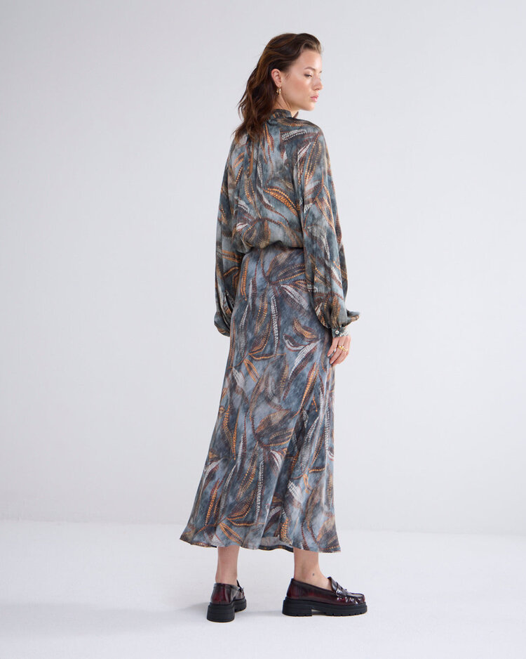 Summum Woman Skirt dotted leafs cloud Summum Woman