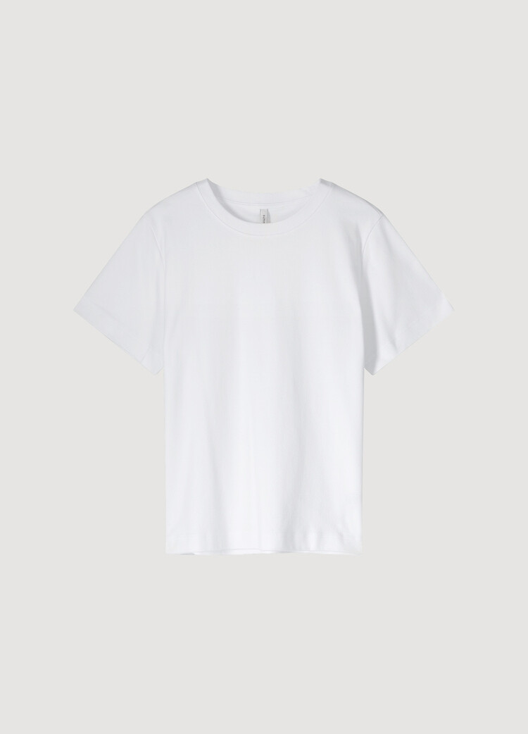 Summum Woman Short sleeve top classic cotton white Summum Woman