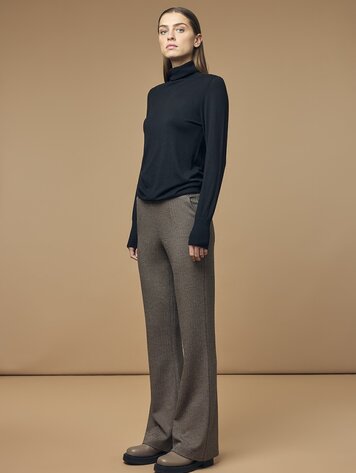 Boa flare pants keper cappuccino